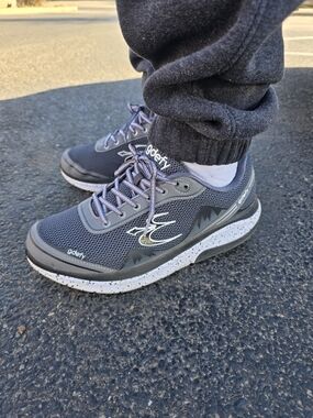 Gdefy Men's Athletic Orthopedic Shoes — Gray